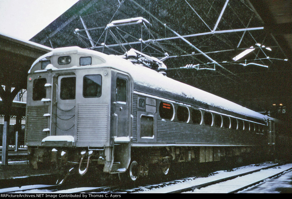 PRR "Silverliners In The Snow," c. 1968